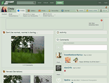 Tablet Screenshot of cinzy.deviantart.com