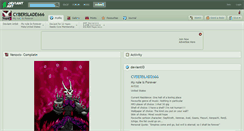 Desktop Screenshot of cyberslade666.deviantart.com
