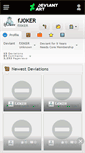 Mobile Screenshot of fj0ker.deviantart.com