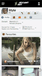 Mobile Screenshot of lillyte.deviantart.com