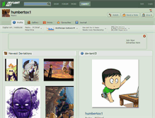 Tablet Screenshot of humbertox1.deviantart.com
