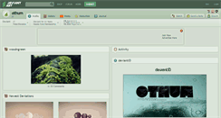 Desktop Screenshot of othum.deviantart.com