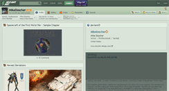 Desktop Screenshot of mikedoscher.deviantart.com