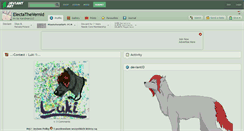 Desktop Screenshot of electathevernid.deviantart.com