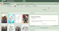 Desktop Screenshot of jakemackessy.deviantart.com