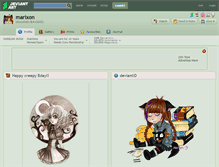 Tablet Screenshot of marixon.deviantart.com