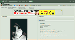 Desktop Screenshot of nymphae.deviantart.com