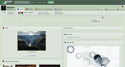 Desktop Screenshot of neshom.deviantart.com