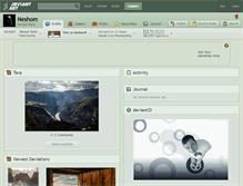 Tablet Screenshot of neshom.deviantart.com