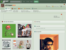 Tablet Screenshot of colinlepper.deviantart.com