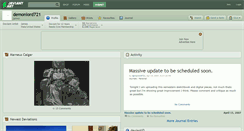 Desktop Screenshot of demonlord721.deviantart.com