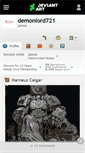 Mobile Screenshot of demonlord721.deviantart.com