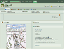 Tablet Screenshot of msmarymak.deviantart.com