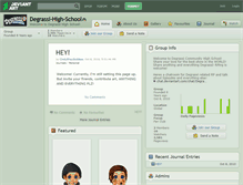 Tablet Screenshot of degrassi-high-school.deviantart.com