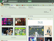 Tablet Screenshot of davidbray.deviantart.com