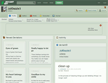 Tablet Screenshot of julidazzle3.deviantart.com