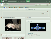 Tablet Screenshot of droctoroc.deviantart.com