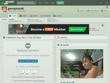 Tablet Screenshot of greenpichu98.deviantart.com
