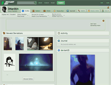 Tablet Screenshot of dmanikin.deviantart.com