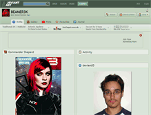 Tablet Screenshot of beamer3k.deviantart.com