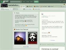 Tablet Screenshot of coolcatholics.deviantart.com