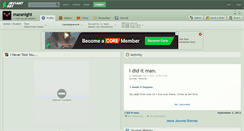 Desktop Screenshot of maranight.deviantart.com