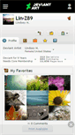 Mobile Screenshot of lin-z89.deviantart.com