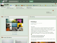Tablet Screenshot of lin-z89.deviantart.com