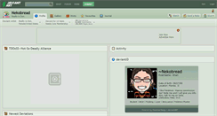 Desktop Screenshot of nekobread.deviantart.com