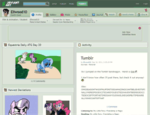 Tablet Screenshot of eliwood10.deviantart.com