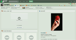 Desktop Screenshot of koenignz.deviantart.com