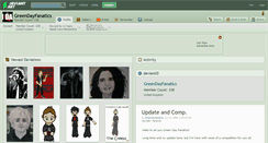 Desktop Screenshot of greendayfanatics.deviantart.com