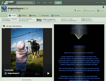 Tablet Screenshot of dragonslayero.deviantart.com