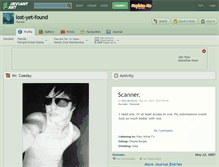Tablet Screenshot of lost-yet-found.deviantart.com