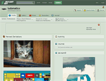 Tablet Screenshot of ludomatico.deviantart.com