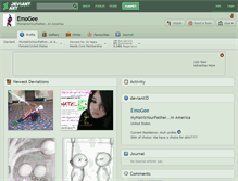 Tablet Screenshot of emogee.deviantart.com