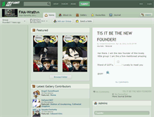 Tablet Screenshot of fma-wrath.deviantart.com