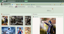 Desktop Screenshot of cosplayerotica.deviantart.com