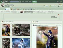 Tablet Screenshot of cosplayerotica.deviantart.com