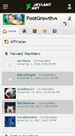 Mobile Screenshot of footgrowth.deviantart.com