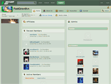 Tablet Screenshot of footgrowth.deviantart.com