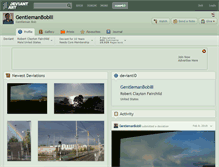 Tablet Screenshot of gentlemanbobiii.deviantart.com