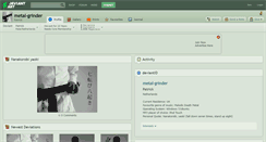 Desktop Screenshot of metal-grinder.deviantart.com