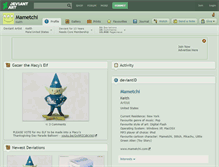 Tablet Screenshot of mametchi.deviantart.com