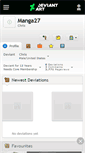 Mobile Screenshot of manga27.deviantart.com
