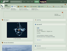 Tablet Screenshot of loth.deviantart.com