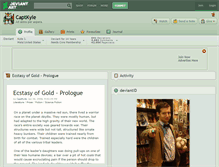Tablet Screenshot of captkyle.deviantart.com