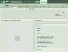 Tablet Screenshot of mqn92.deviantart.com