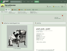Tablet Screenshot of fallenstar666.deviantart.com