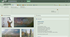 Desktop Screenshot of iyafernandez.deviantart.com